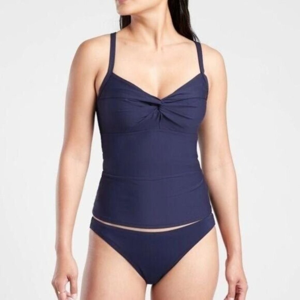 Athleta Twist Up Tankini Top, Size 36 B/C